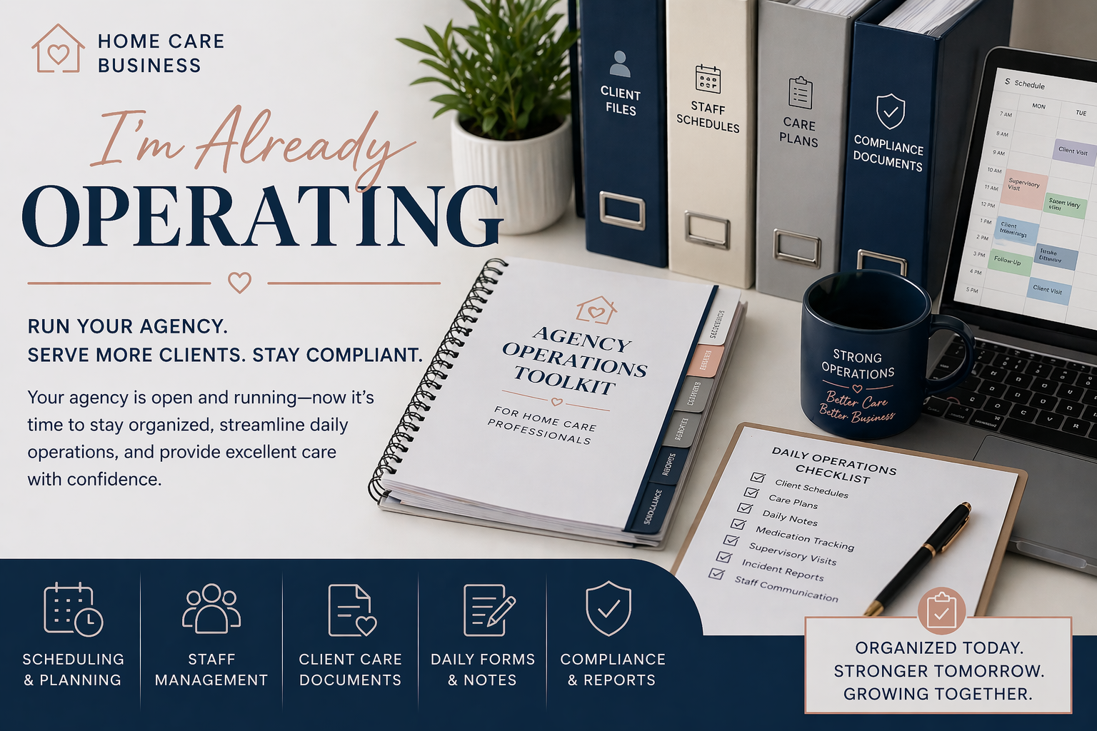 Home Care Agency Daily Operations Forms | Client + Staff Templates