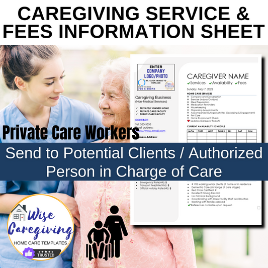 Caregiving Services Template