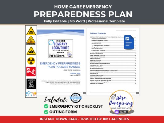 Emergency Preparedness Manual Template