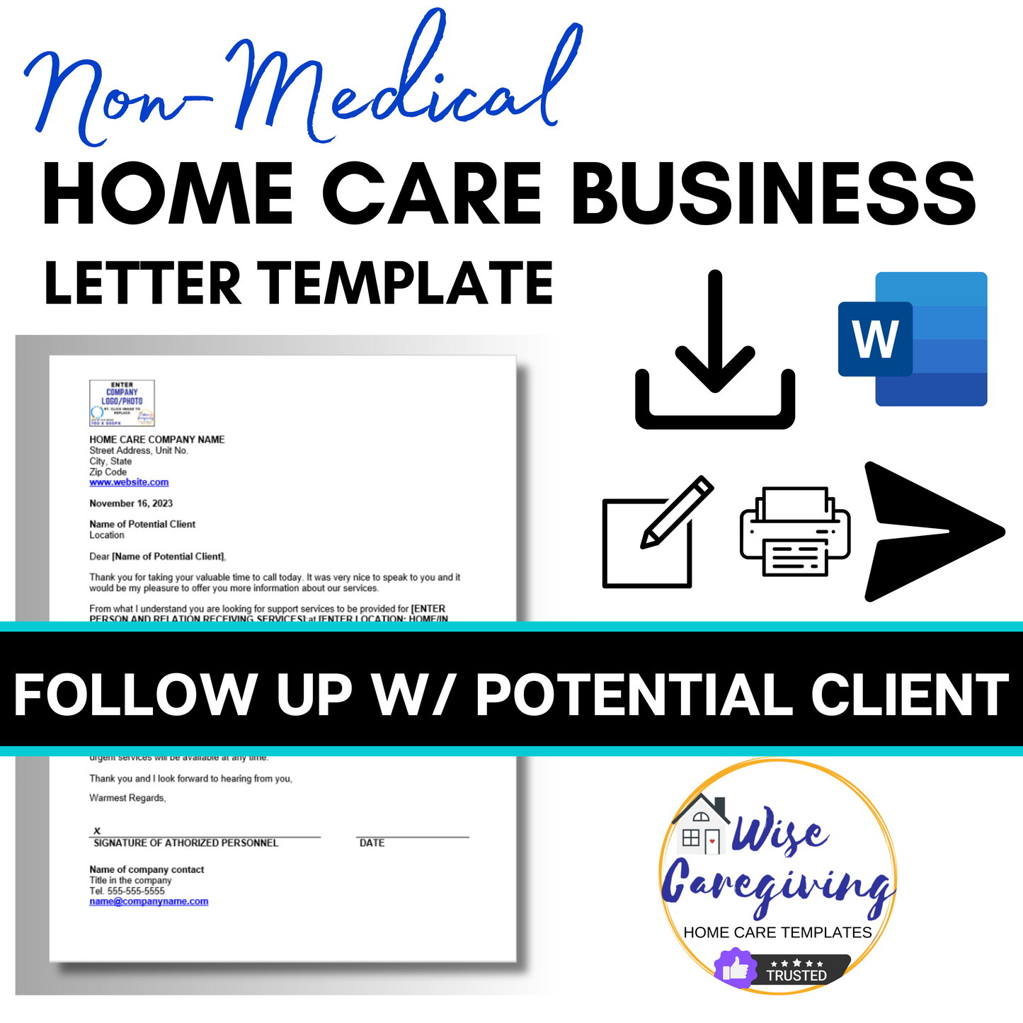 Home Care Follow Up Letter Template