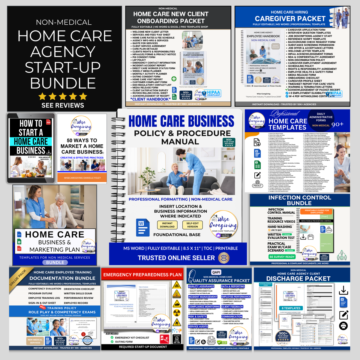 Home Care Business START-UP Bundle | Non Medical w/Personal Care