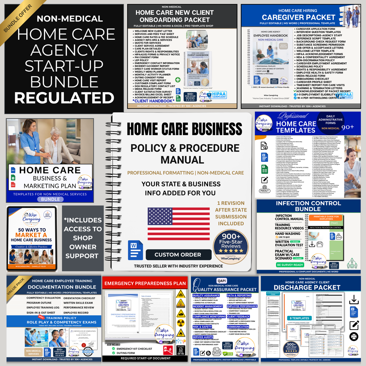 Home Care Business START-UP Bundle | Regulated State