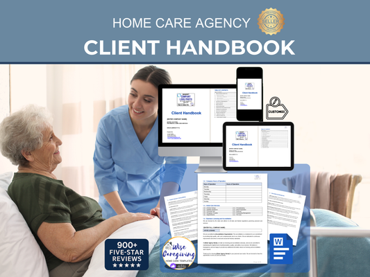 Home Care Client Handbook Manual Template