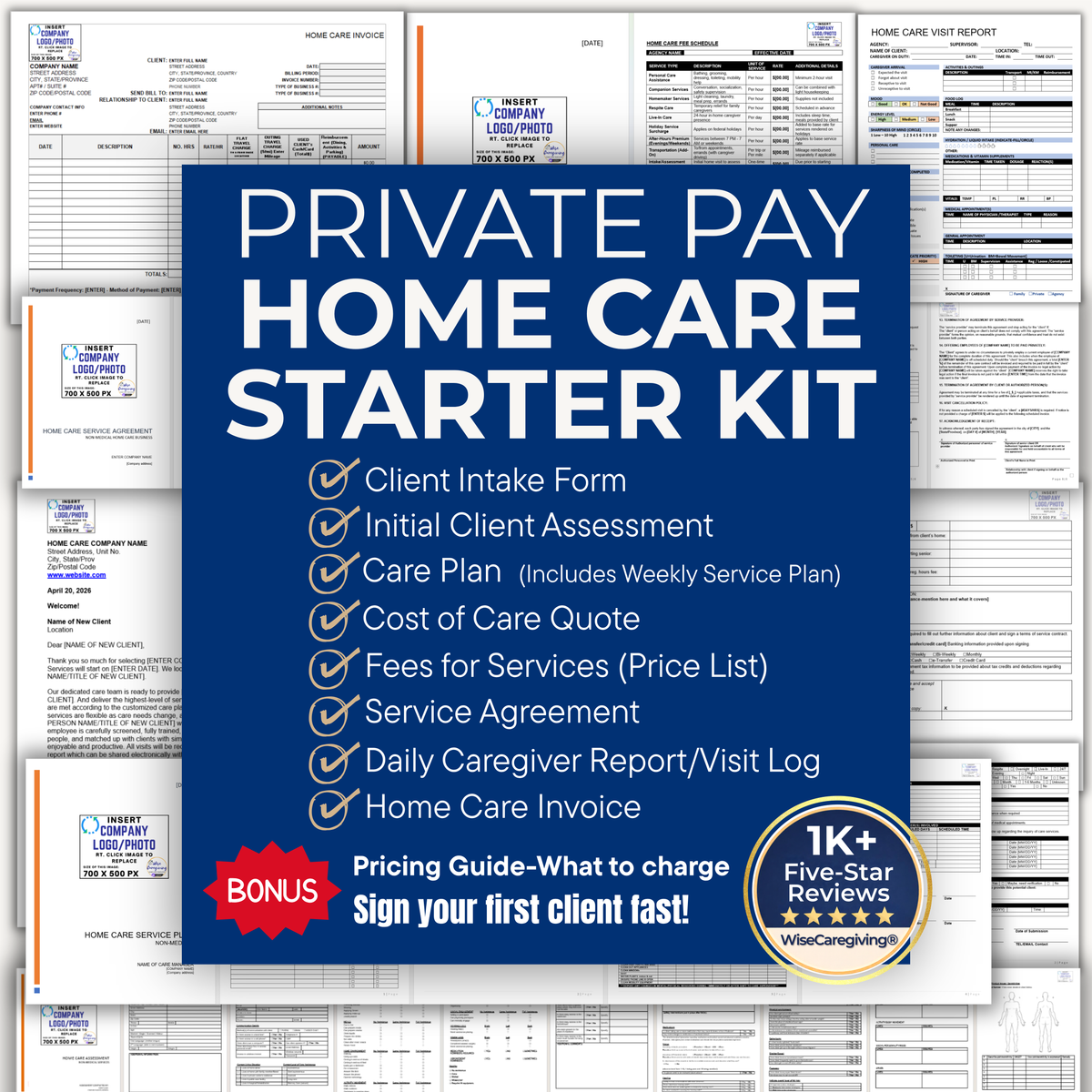 Wise Caregiving Starter Kit: Launch Your Home Care Business Today