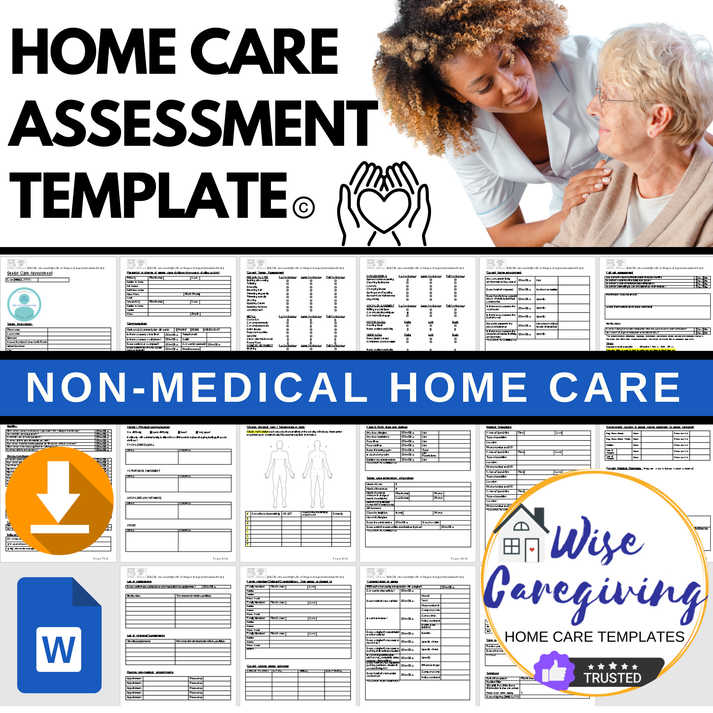Home Care Form.pdf Professional Home Care Assessment Template for Evaluating Client Needs