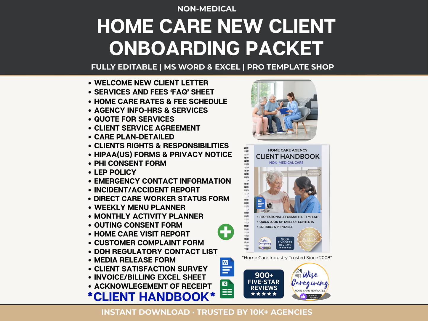 Home Care Business START-UP Bundle | Non Medical w/Personal Care