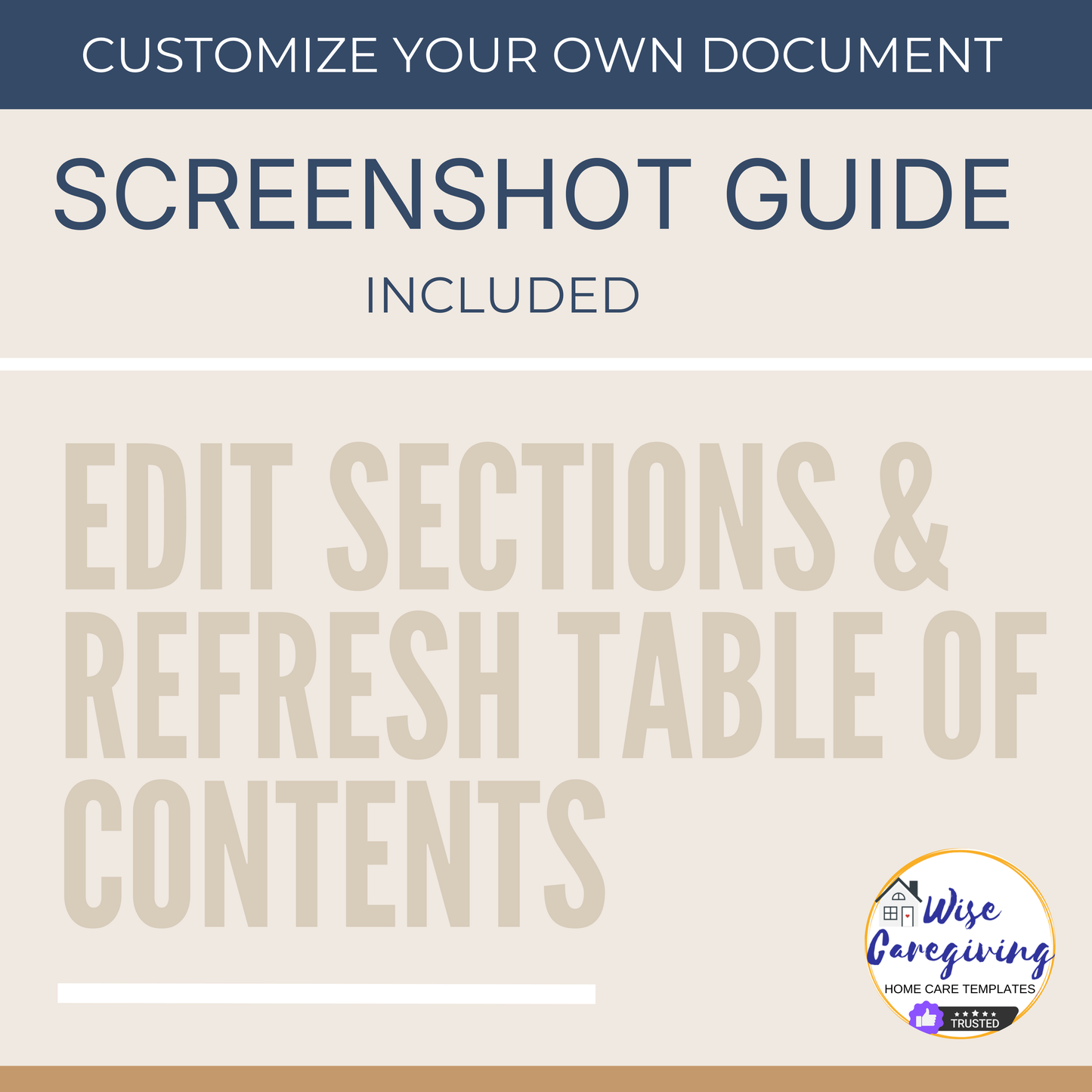 Home Care Client Handbook Manual Template