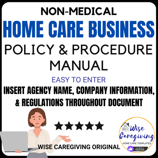 Home Care Policy and Procedure Company Manual Template