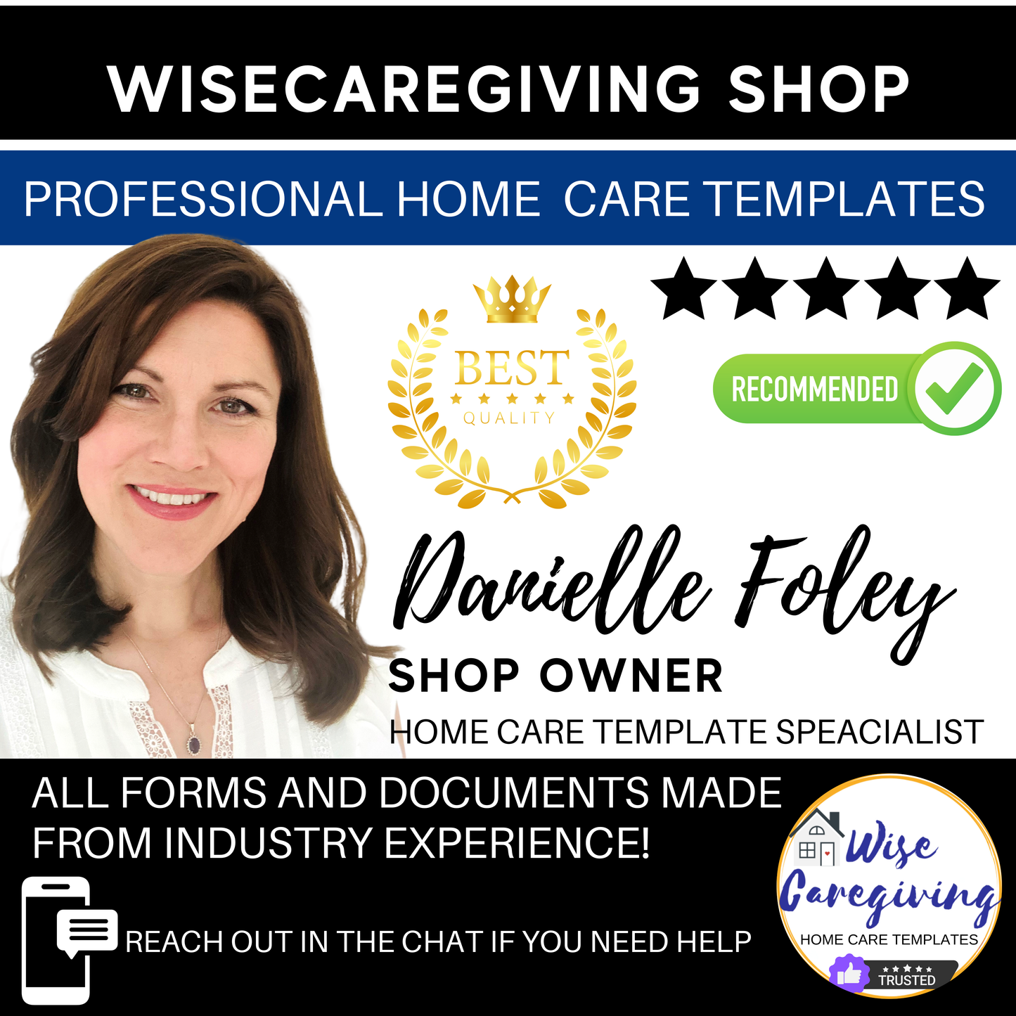 Home Care Job Description Templates Bundle