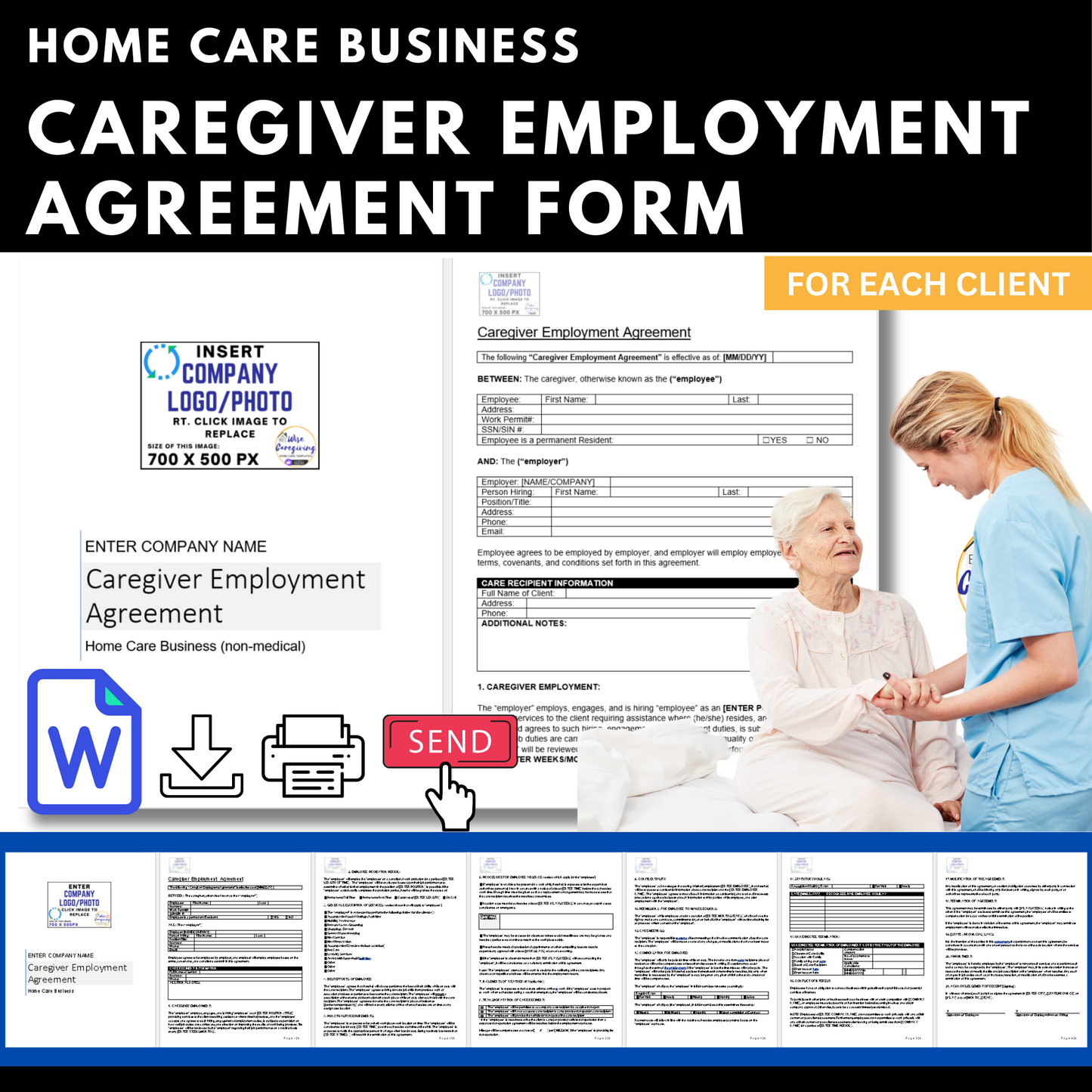 Home Care Employment Agreement Template
