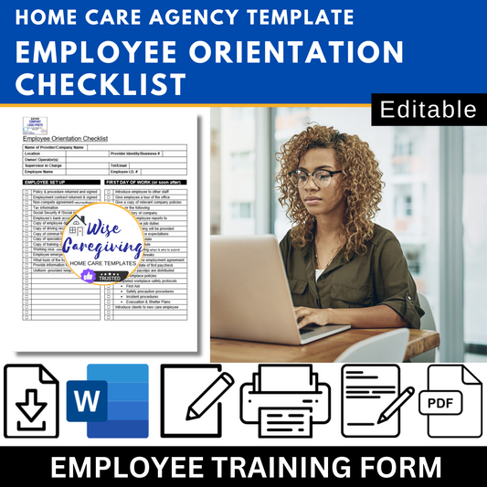 Employee Orientation Checklist Template